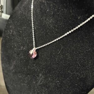 Swarovski elements Crystal heart pendant 16”
New